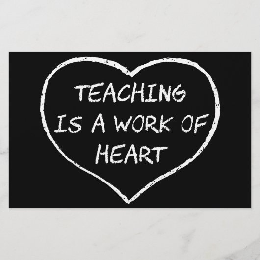 Leren is een kunstwerk briefpapier (Voorkant)