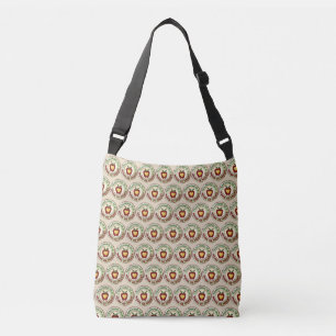 Leren is een kunstwerk crossbody tas