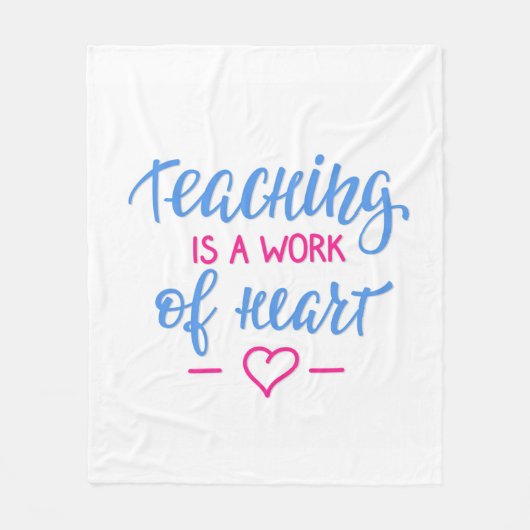 Leren is een kunstwerk fleece deken (Voorkant)