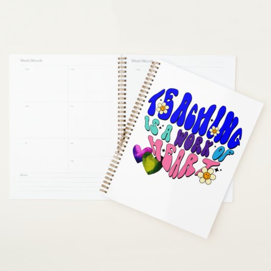 Leren is een kunstwerk - geweldig voor leraren planner (Display)