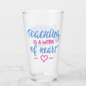 Leren is een kunstwerk glas (Achterkant)