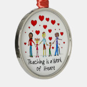 Leren is een kunstwerk glas ornament (Rechts)