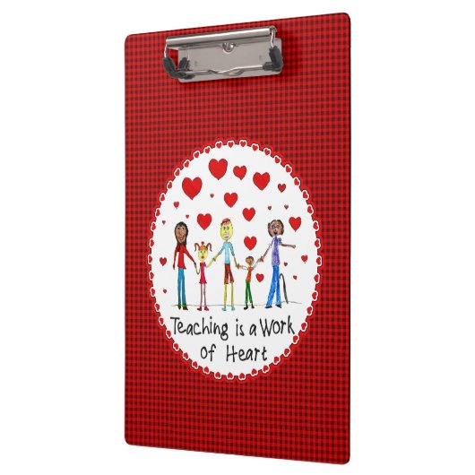 Leren is een kunstwerk klembord (Links)