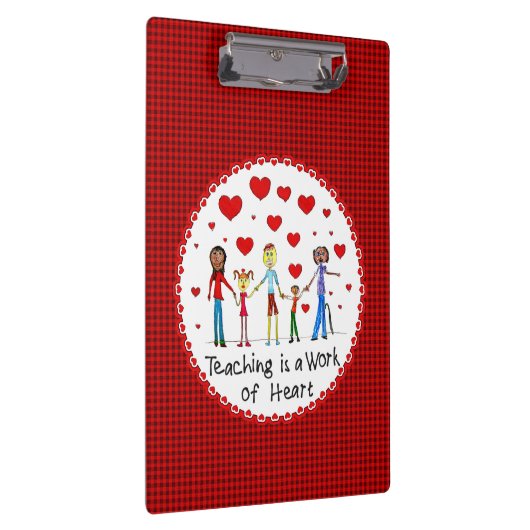 Leren is een kunstwerk klembord (Rechts)