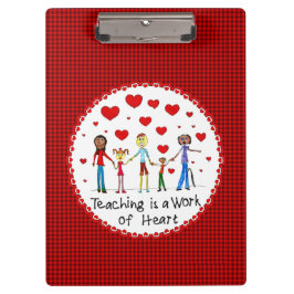 Leren is een kunstwerk klembord