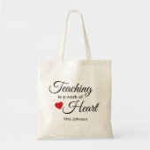 Leren is een kunstwerk | Leerlingenwaardering Tote Bag (Voorkant)
