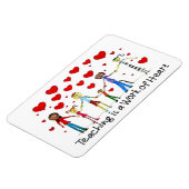 Leren is een kunstwerk magneet (Linkerzijde)