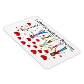 Leren is een kunstwerk magneet (Rechterzijde)