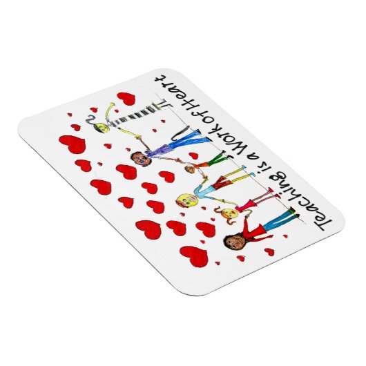 Leren is een kunstwerk magneet (Rechterzijde)