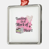 Leren is een kunstwerk metalen ornament (Links)