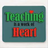 Leren is een kunstwerk muismat (Voorkant)