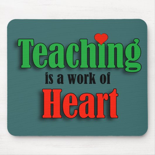 Leren is een kunstwerk muismat (Voorkant)