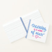 Leren is een kunstwerk notitieboek (Binnen)