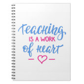 Leren is een kunstwerk notitieboek (Voorkant)