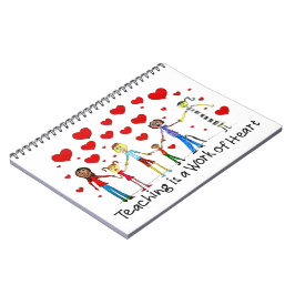 Leren is een kunstwerk notitieboek