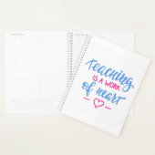 Leren is een kunstwerk planner (Display)
