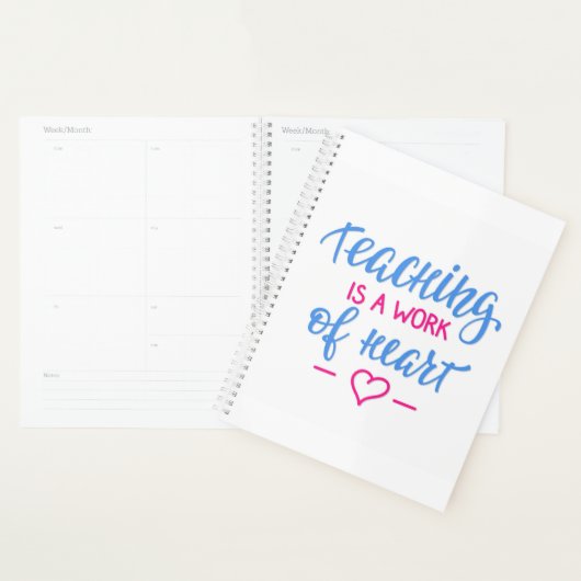 Leren is een kunstwerk planner (Display)