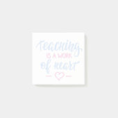 Leren is een kunstwerk post-it® notes (Voorkant)