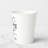 Leren is een kunstwerk | Snop. 2 Papieren Bekers (Achterkant)