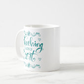 Leren is een kunstwerk | Snop. Koffiemok (Voorkant links)