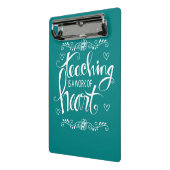 Leren is een kunstwerk | Snop. Mini Klembord (Angled2)