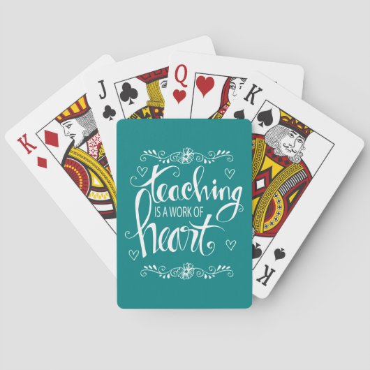Leren is een kunstwerk | Snop. Pokerkaarten (Achterkant)