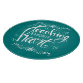 Leren is een kunstwerk | Snop. Snijplank (Hoek)