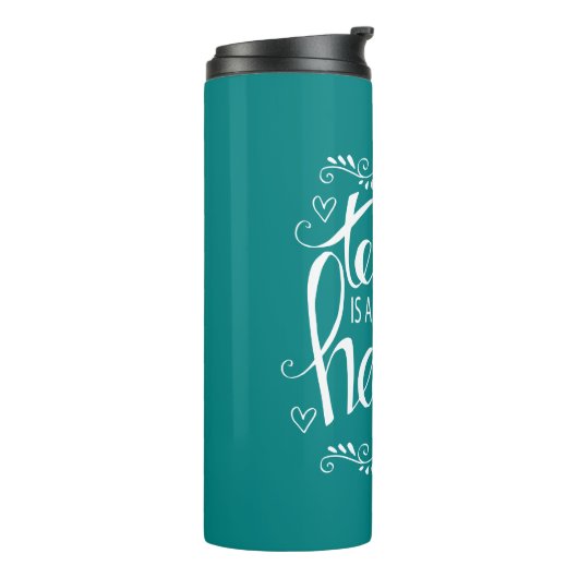 Leren is een kunstwerk | Snop. Thermosbeker (Gedraaid links)