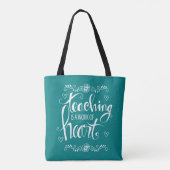 Leren is een kunstwerk | Snop. Tote Bag (Achterkant)
