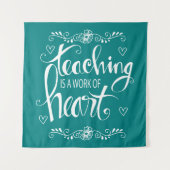 Leren is een kunstwerk | Snop. Wandkleed (Voorkant)