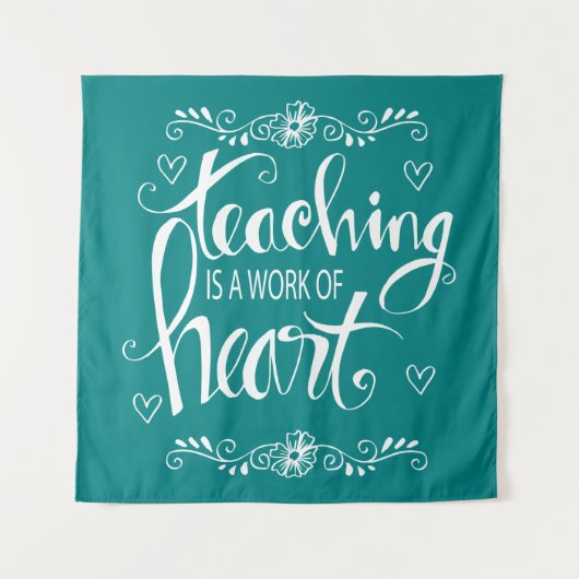 Leren is een kunstwerk | Snop. Wandkleed (Voorkant)