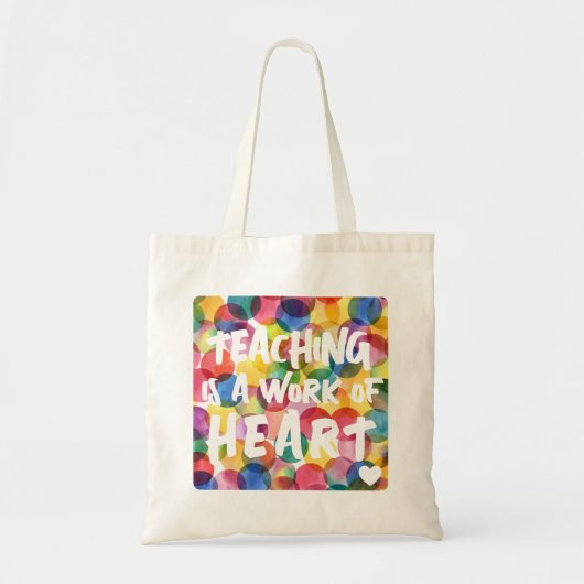 Leren is een kunstwerk tote bag (Voorkant)