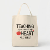 Leren is een kunstwerk tote bag (Voorkant)