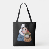 Leren is een reis van het hart tote bag (Achterkant)