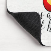 Leren is een werk van hartlerarenwaardering muismat (Hoek)