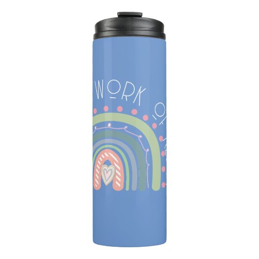 Leren is een werk van Heart Periwinkle Thermosbeker (Voorkant)