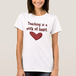 Leren is een werk van het Gezegde van de Heart Cut T-shirt