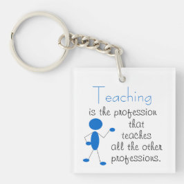 Leren is het beroep... Inspirerend prijsopgave Sleutelhanger