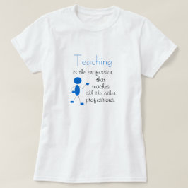Leren is het beroep... Inspirerend prijsopgave T-shirt