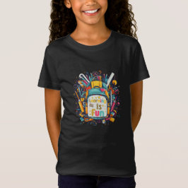 Leren is leuk terug naar school-Kinder T-shirt