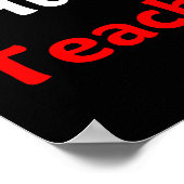 Leren is menselijk; om te leren, goddelijk (donker poster (Hoek)