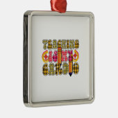 Leren is mijn hart metalen ornament (Rechts)