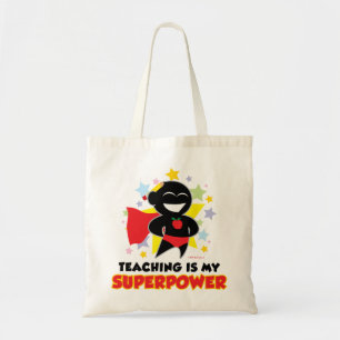 Leren is mijn Superpower Tote Bag