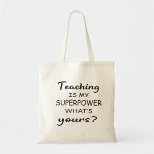 Leren is mijn Superpower wat je T-Shirt Truc Tote Bag