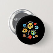 Leren is uit deze wereld Leraar terug naar Ronde Button 5,7 Cm (Voorkant /achterkant)