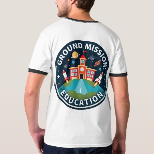 Leren is uit...... T-Shirt (Achterkant)