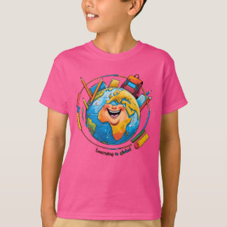 Leren is wereldwijd – wereldwijd onderwijs en kenn t-shirt