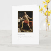 LEREN KLOPPEN VERJAARDAG KAART (Gele Bloem)