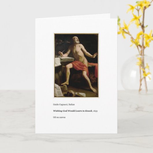 LEREN KLOPPEN VERJAARDAG KAART (Gele Bloem)