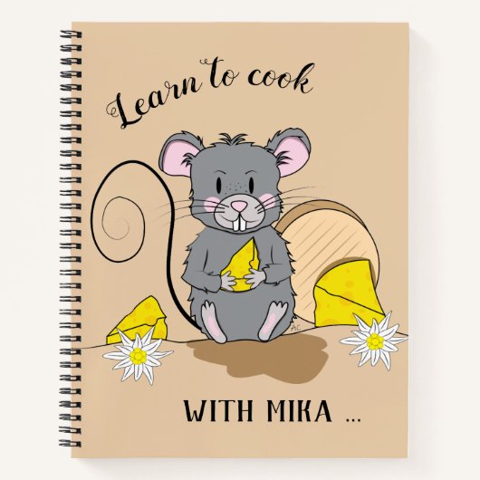 Leren koken | Kind recept notitieboek (Voorkant)